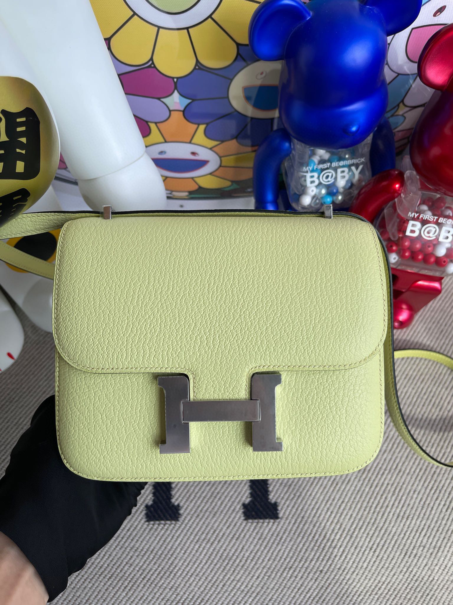 Hermes Mini Kelly ll Alligator Matte Crocodile R9 Jaune Bourgeon PHW  Handmade - RepLadies-RepLadies