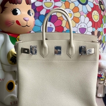 RepLadies Hermes HAC 40CM For Man Togo Leather CK10 Craie PHW Full Handmade