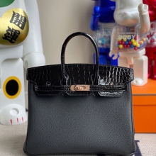 RepLadies Hermes Birkin Touch 25CM CK89 Nior Rose Gold